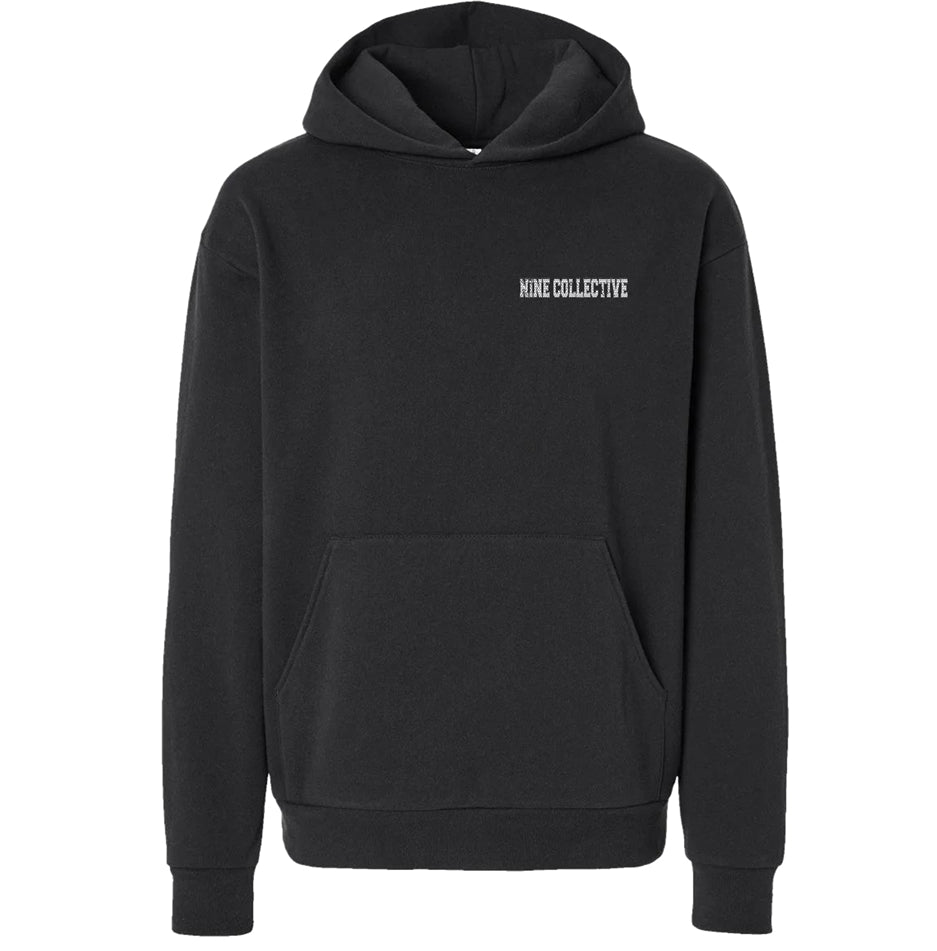 STRIKE: Oversized Crewneck — Black