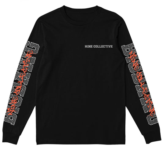 STRIKE: Oversized Long Sleeve — Black