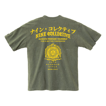 DROP I: PREPARE YOURSELF - Army Pigment Tee