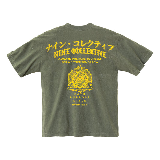DROP I: PREPARE YOURSELF - Army Pigment Tee