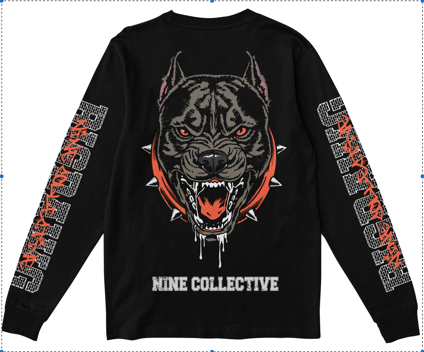 BIG DAWG // Oversized Long Sleeve — Black