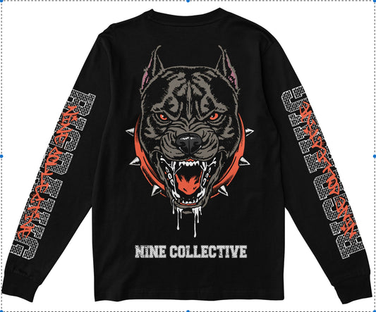 BIG DAWG // Oversized Long Sleeve — Black